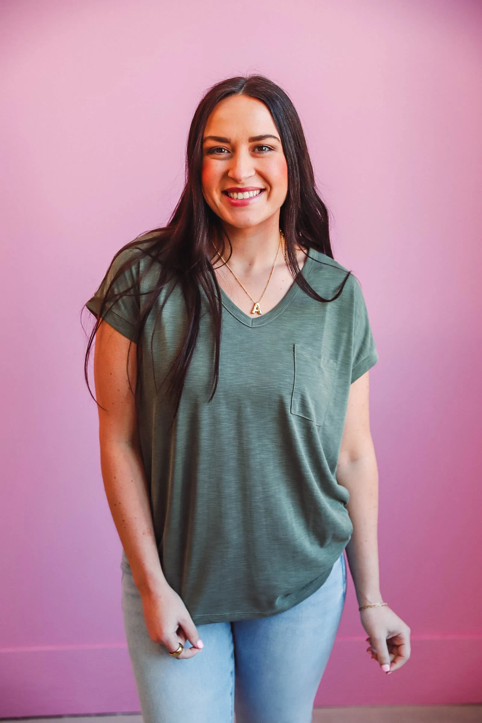 Amanda Top-Olive