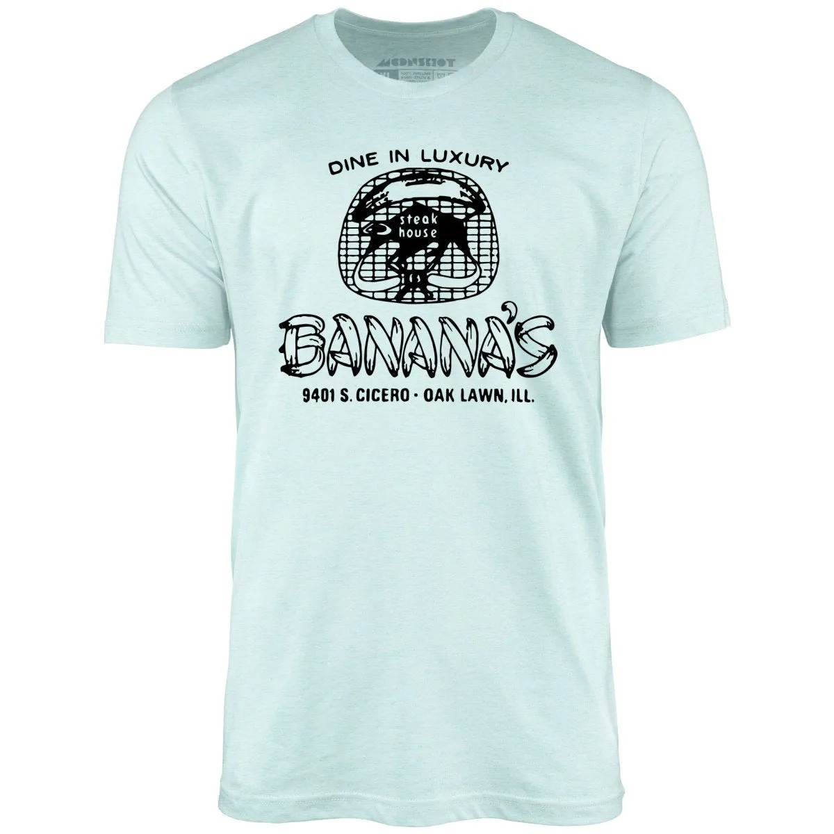 Banana's Steak House v2 - Oak Lawn, IL - Vintage Restaurant - Unisex T-Shirt