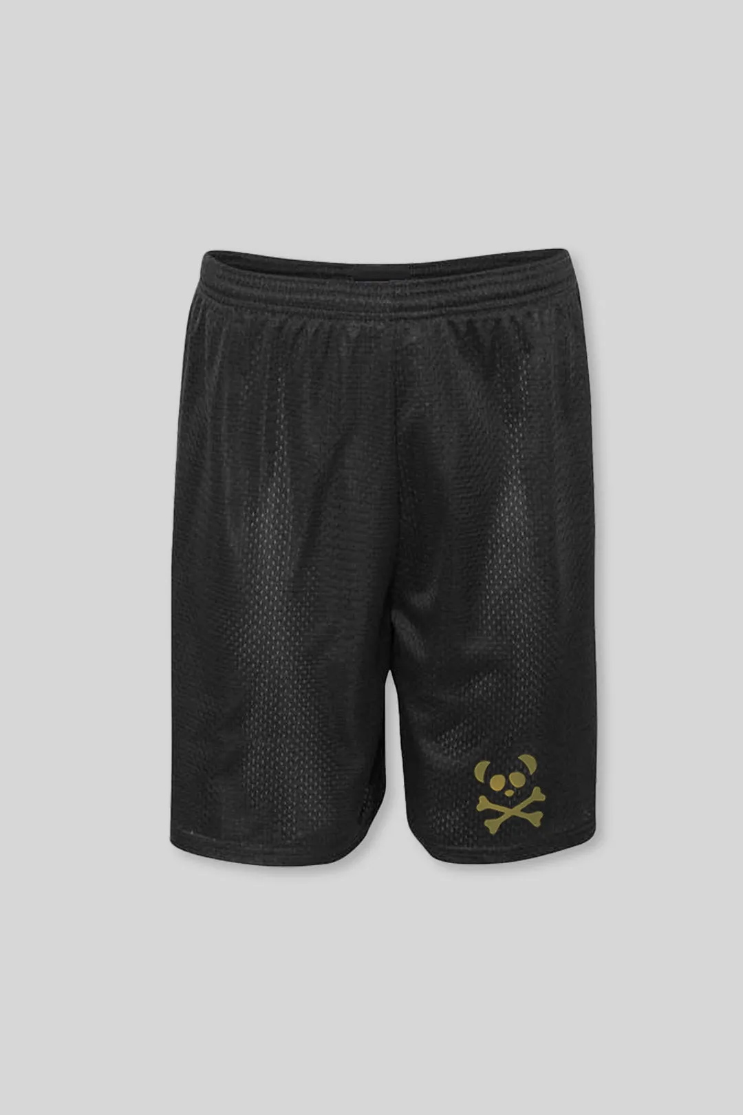 Black Panther Mesh Shorts - Gold