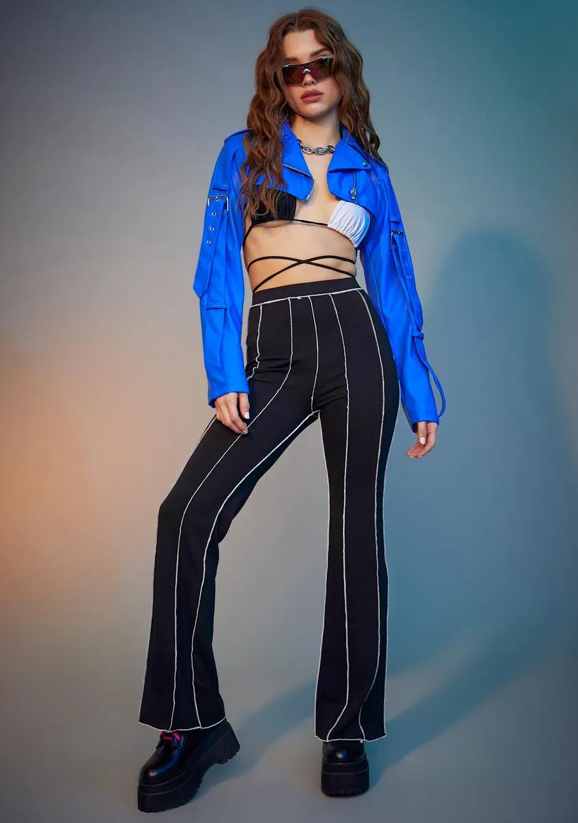 Cobalt Hit The Lights Shrug Moto Jacket