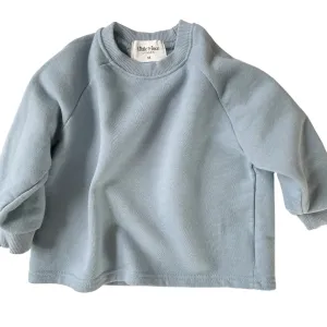 Cotton Sweatshirt Cornflower Blue