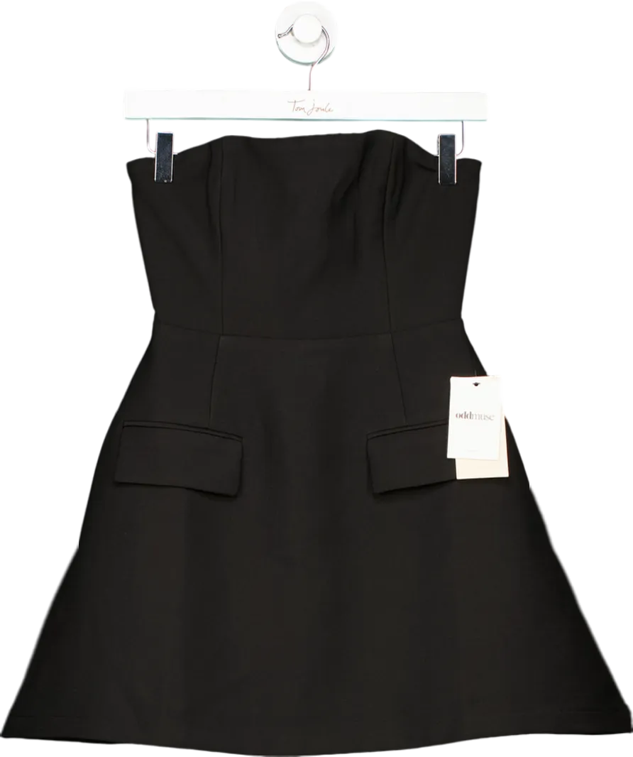 OddMuse Black The Ultimate Muse Strapless Dress UK XXS