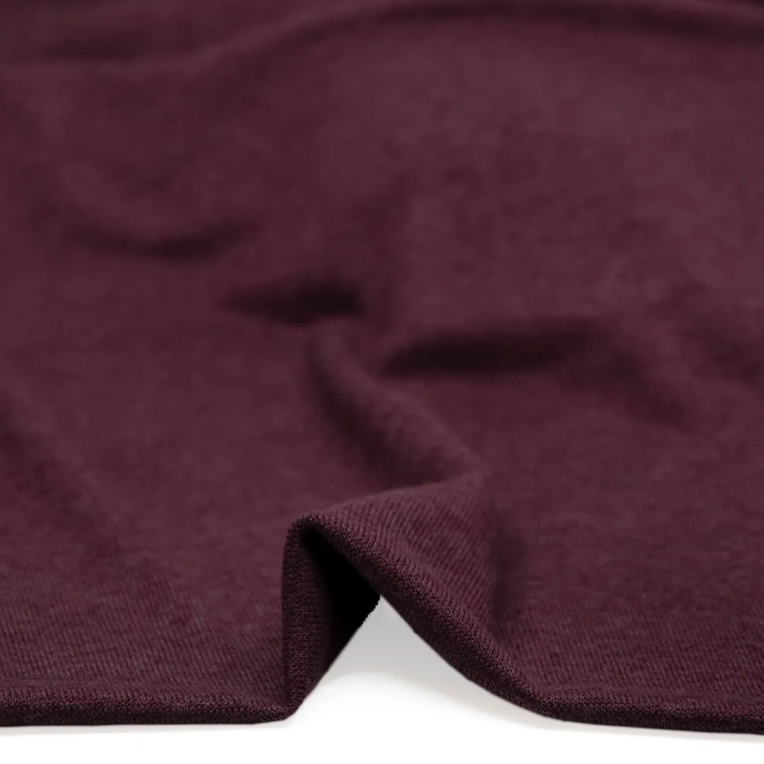Remnant - 70cm - Bliss Lightweight Sweater Knit - Boysenberry