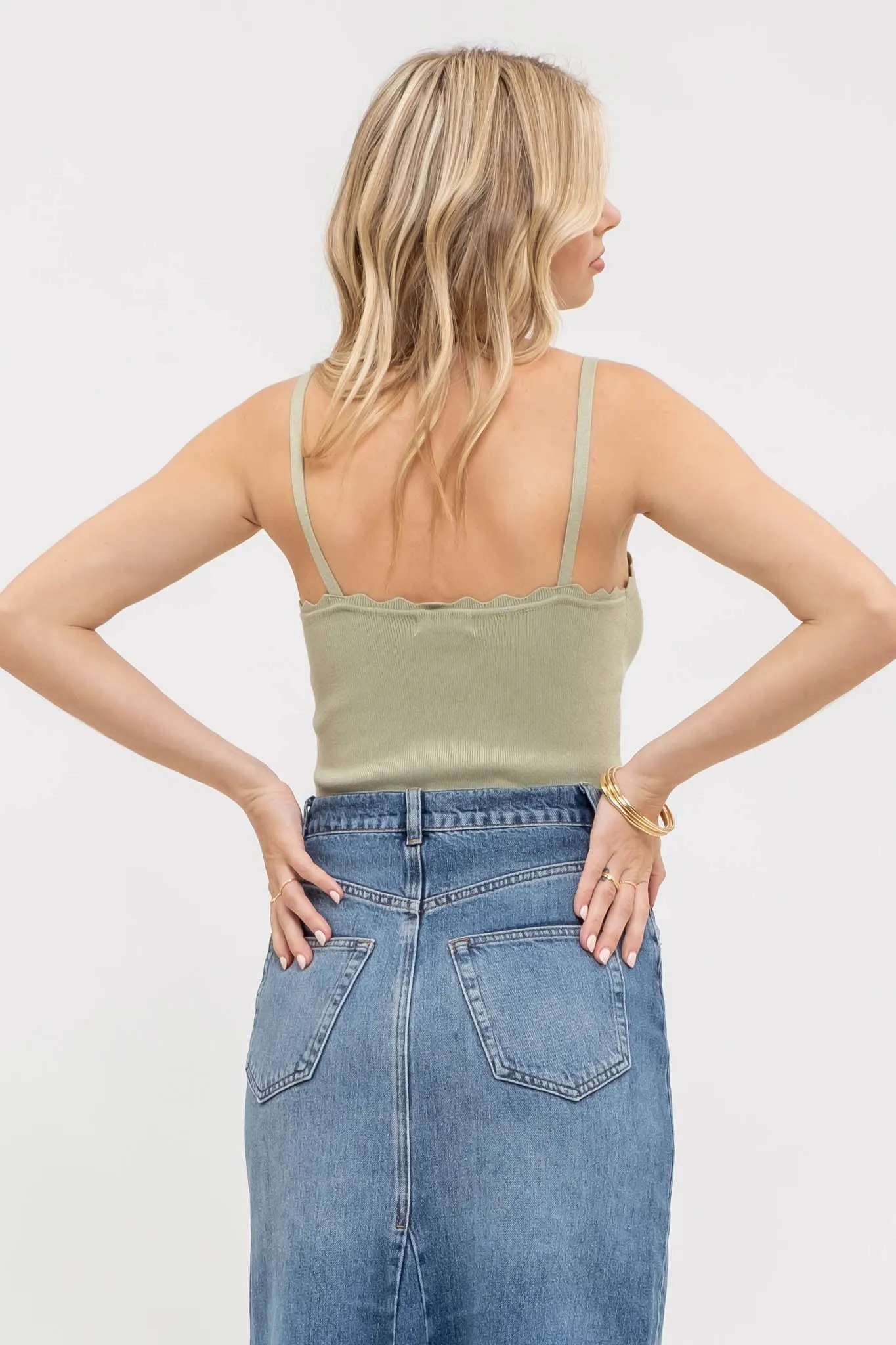 SCALLOPED CAMI