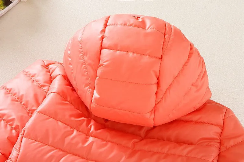 Solid Color Zipper Hooded Women Spring Jacket