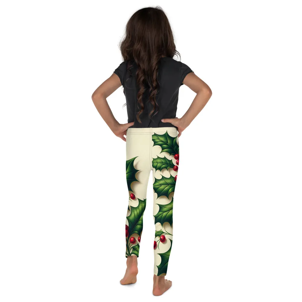 Whimsical Winter Wear Kids Leggings