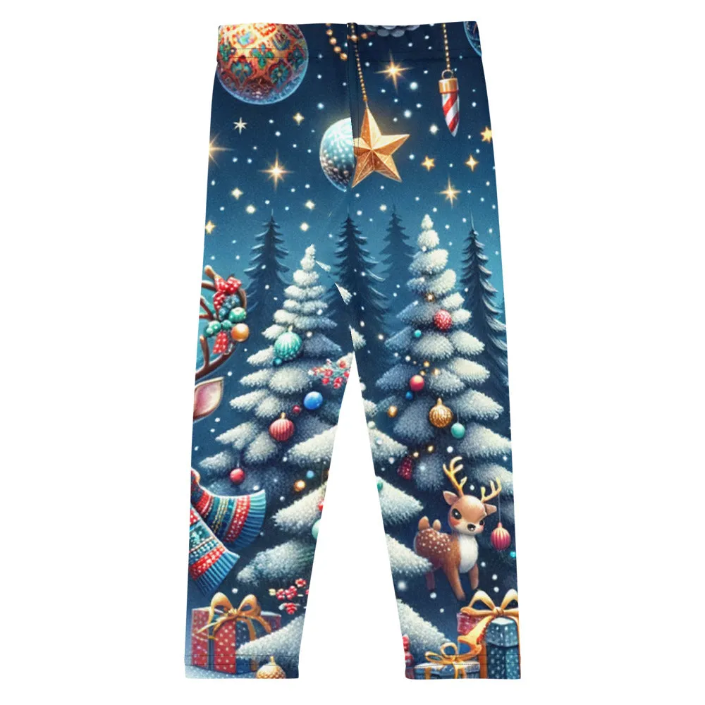 Whimsical Winter Wear Kids Leggings