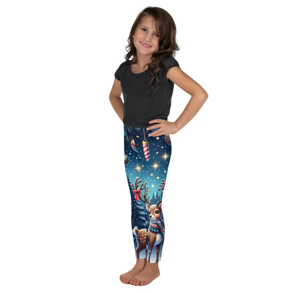 Whimsical Winter Wear Kids Leggings