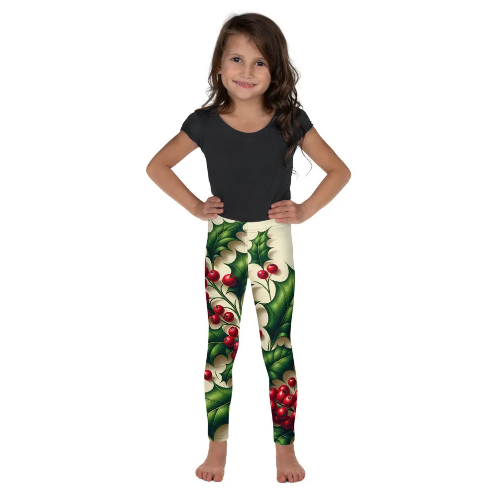 Whimsical Winter Wear Kids Leggings