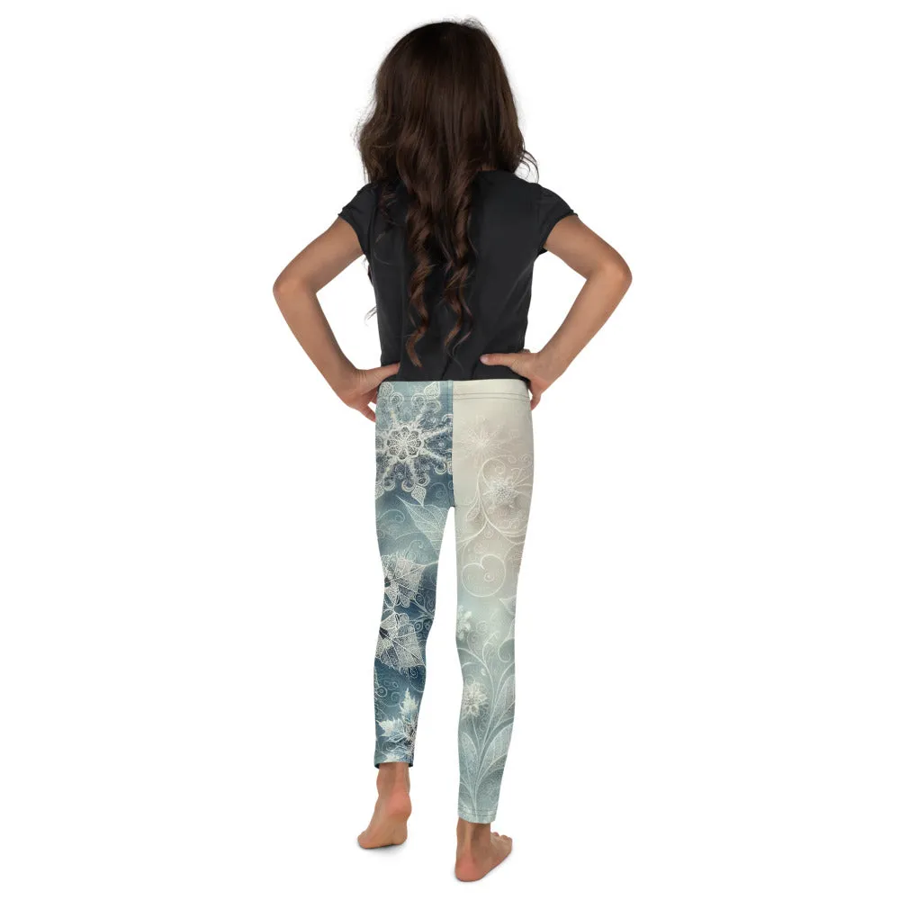 Whimsical Winter Wear Kids Leggings