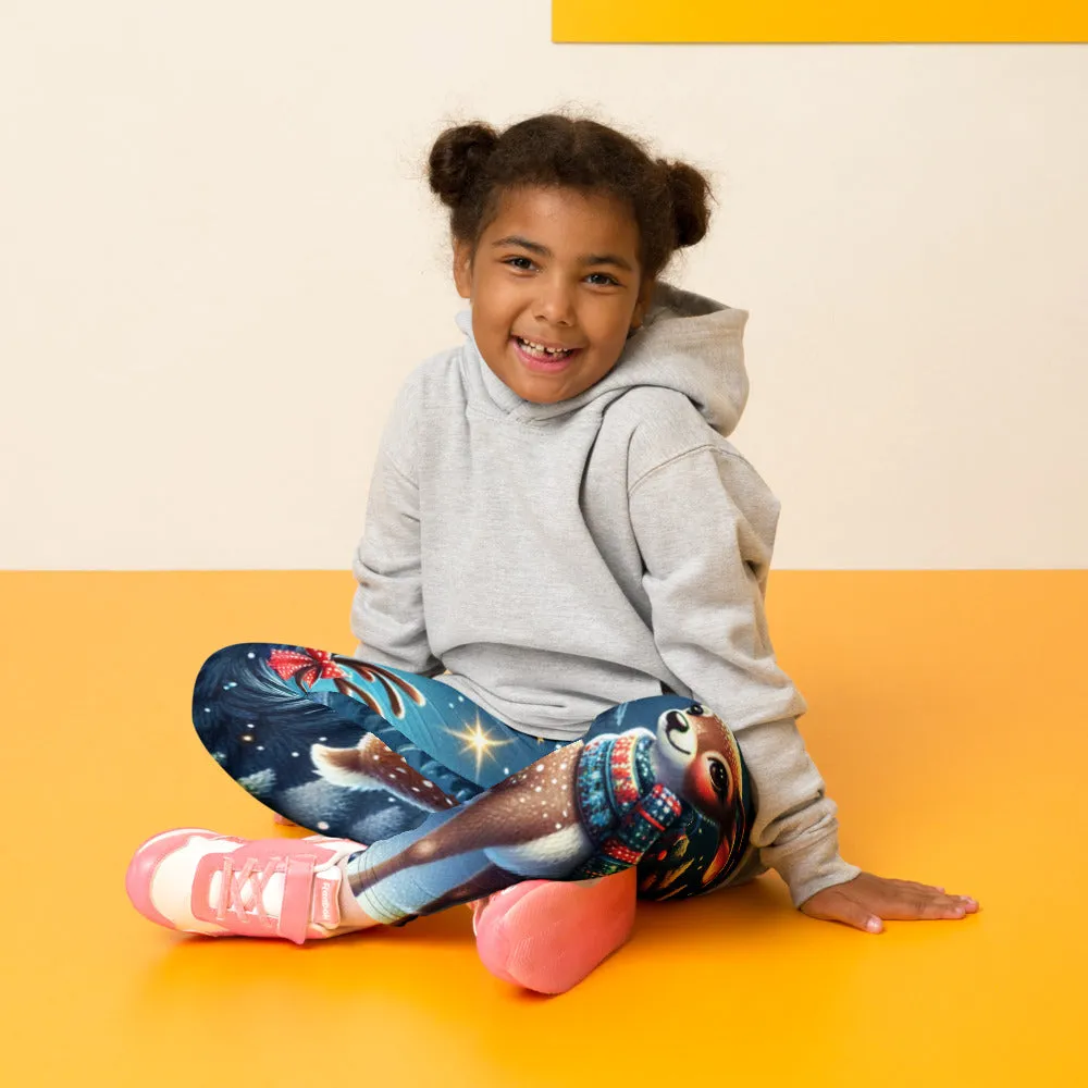 Whimsical Winter Wear Kids Leggings