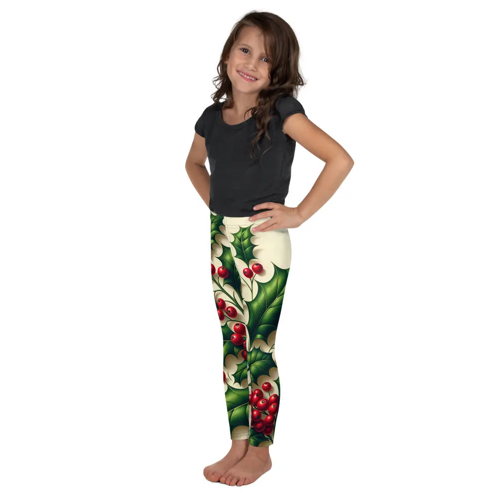 Whimsical Winter Wear Kids Leggings