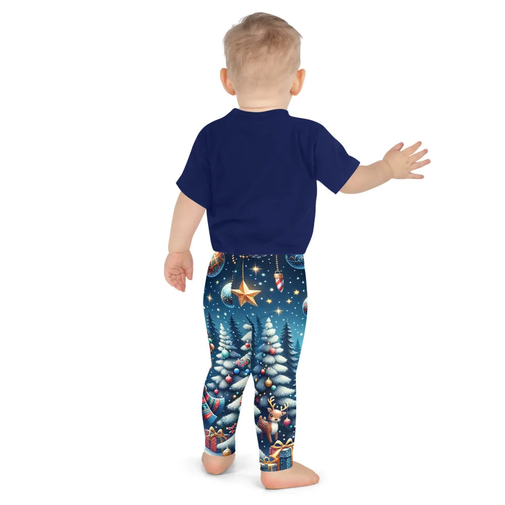 Whimsical Winter Wear Kids Leggings