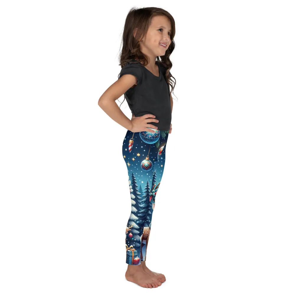 Whimsical Winter Wear Kids Leggings